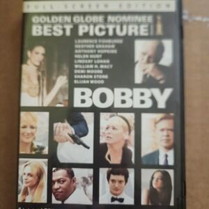Bobby DVD Full Screen Edition 2006 Historical Drama Anthony Hopkins Demi Moore